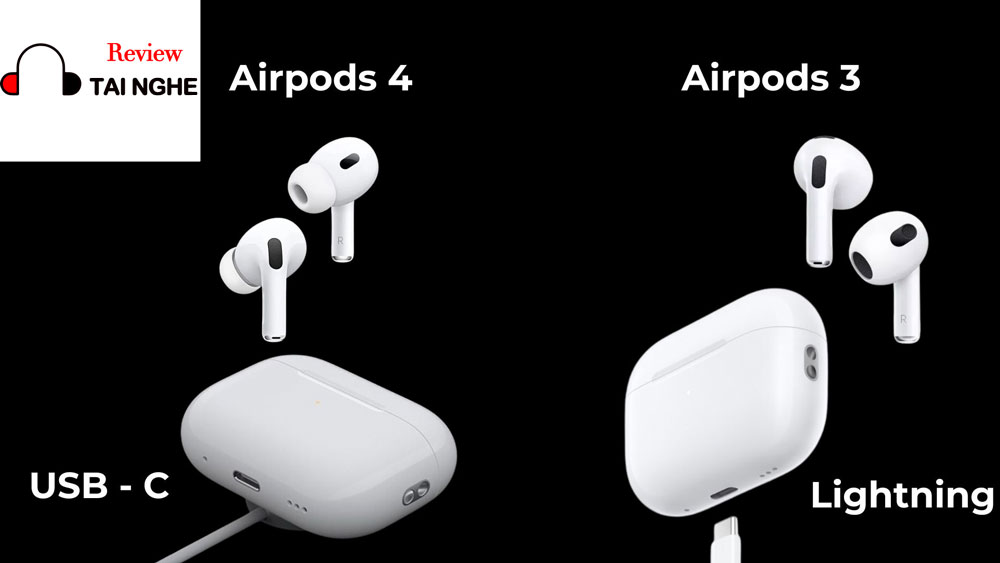 So Sánh Chi Tiết AirPods 4 VS AirPods 3